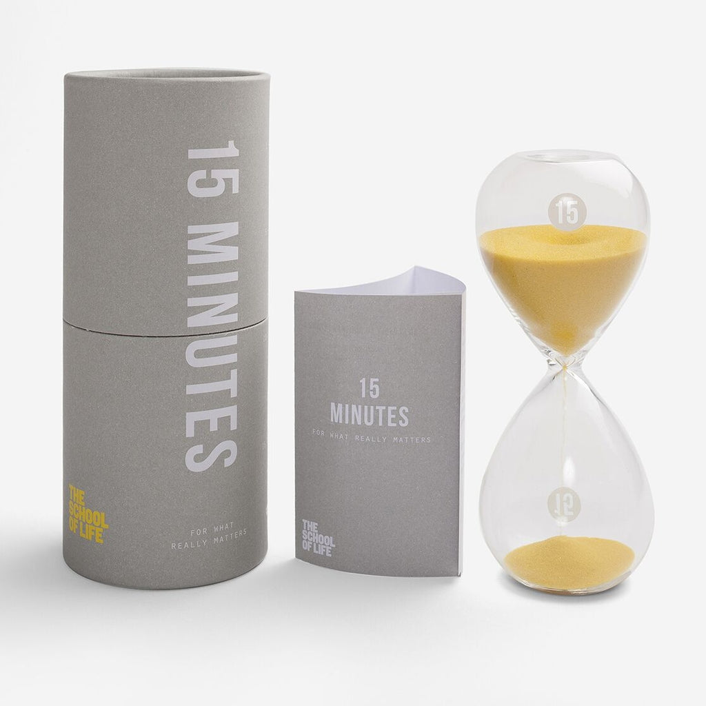 School of Life Sand Timer - 15 Minutes