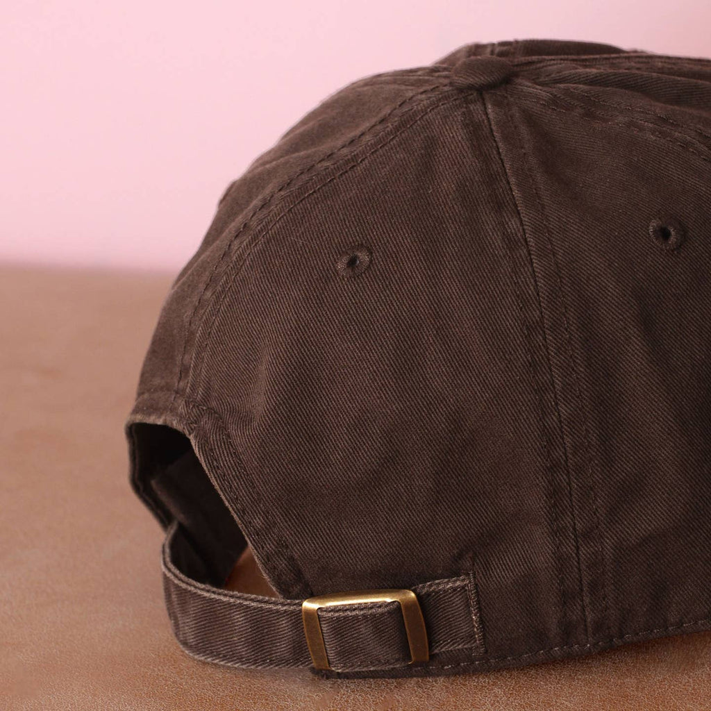 I Think I Need More Coffee - Cotton Baseball Cap - Brown