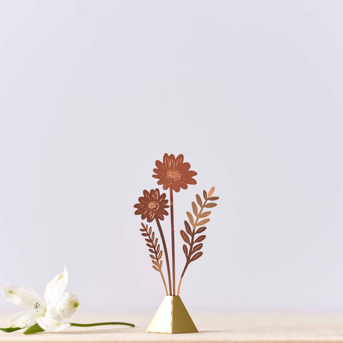 Cosmos Tiny Bouquet - Copper