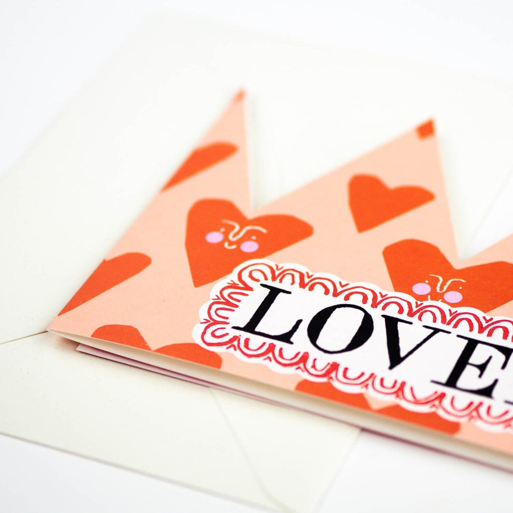 Loved Party Hat Card