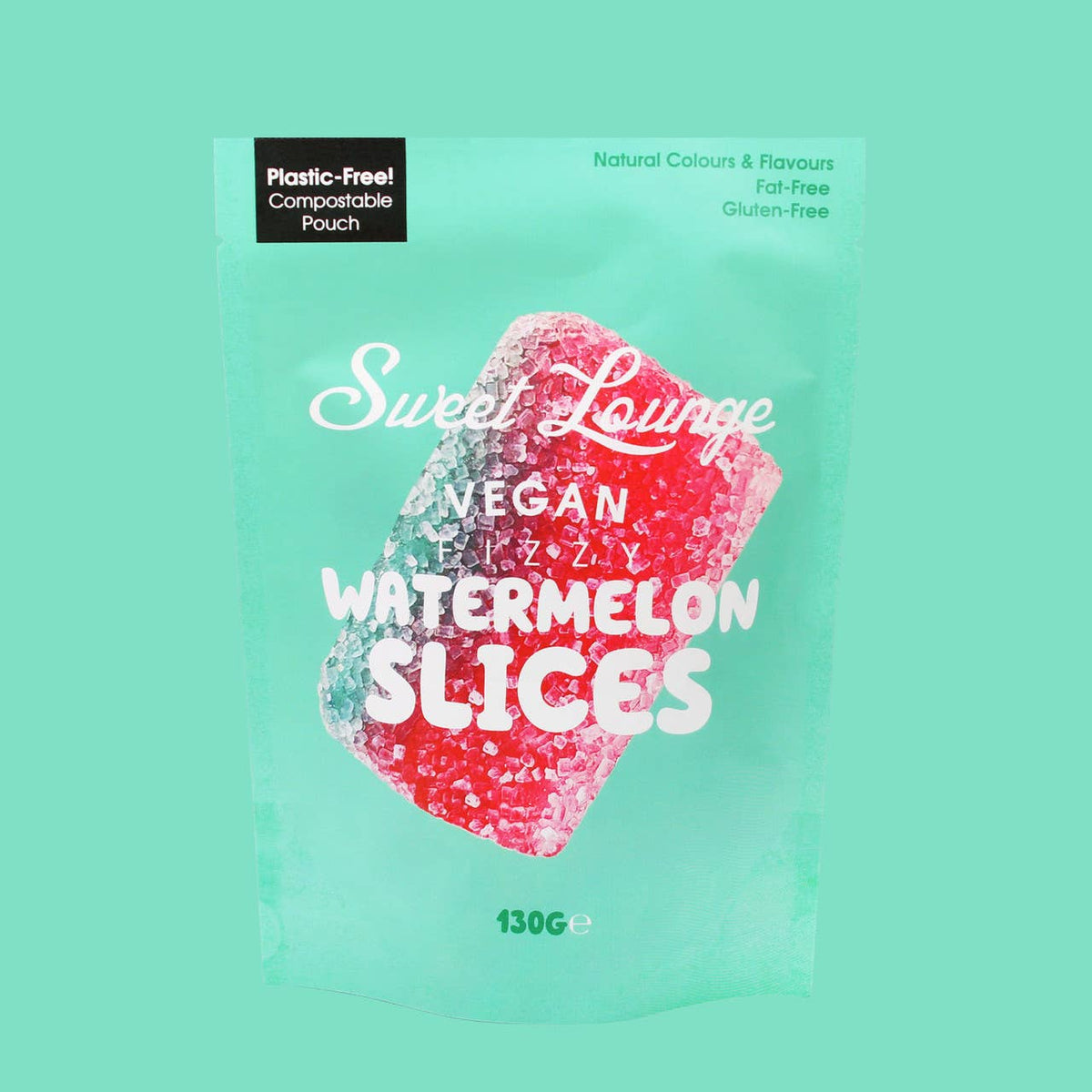 Vegan Fizzy Watermelon Slices (Plastic-Free) 130g