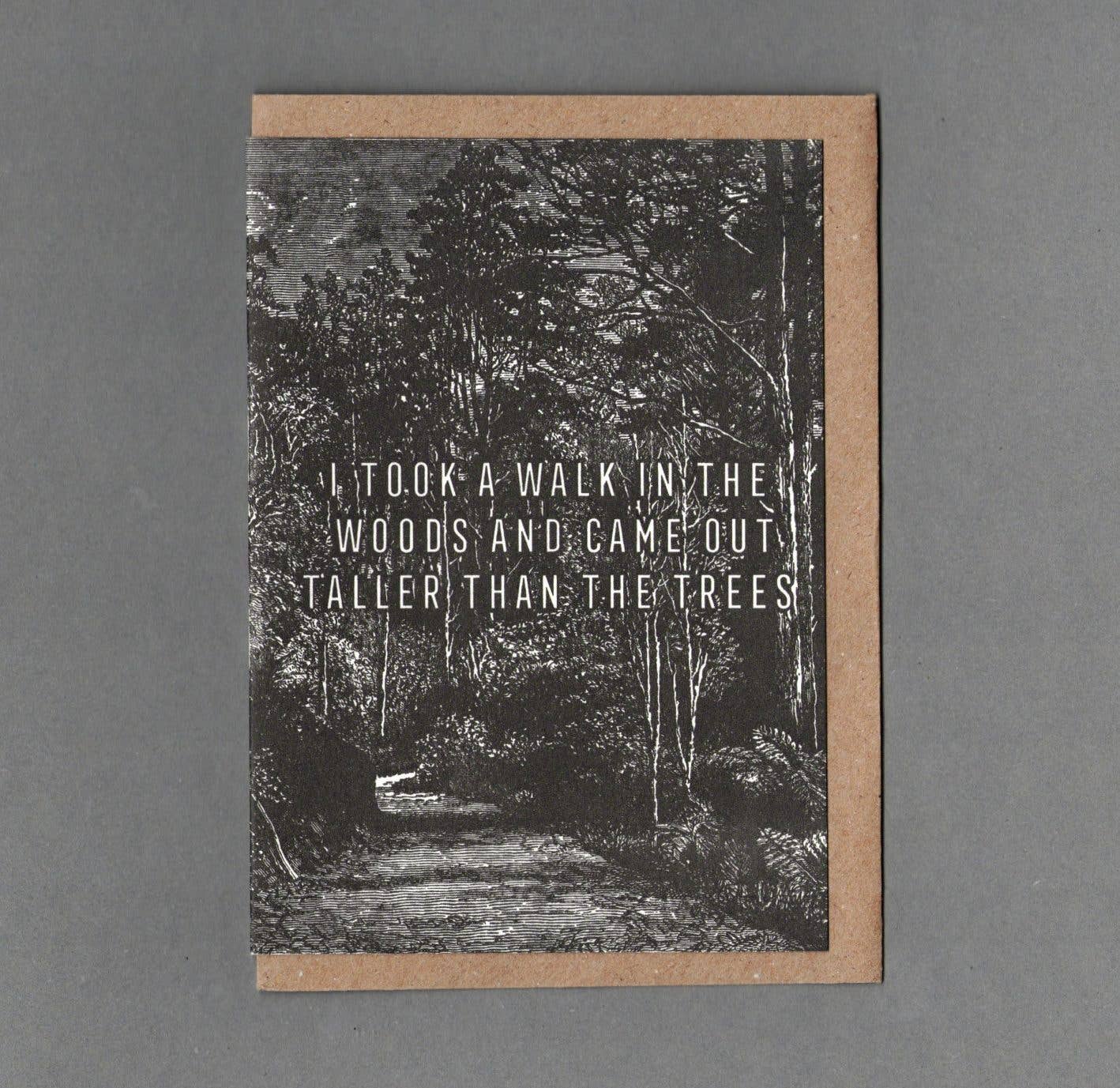 Walk in the Woods card