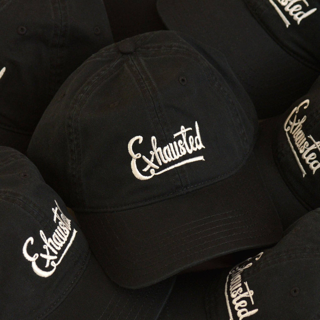 Exhausted - Cotton Baseball Cap