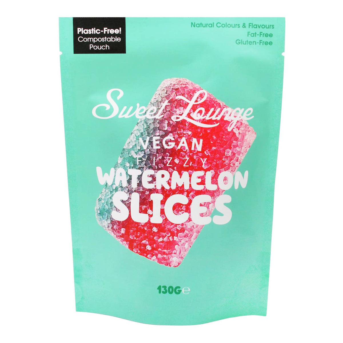 Vegan Fizzy Watermelon Slices (Plastic-Free) 130g