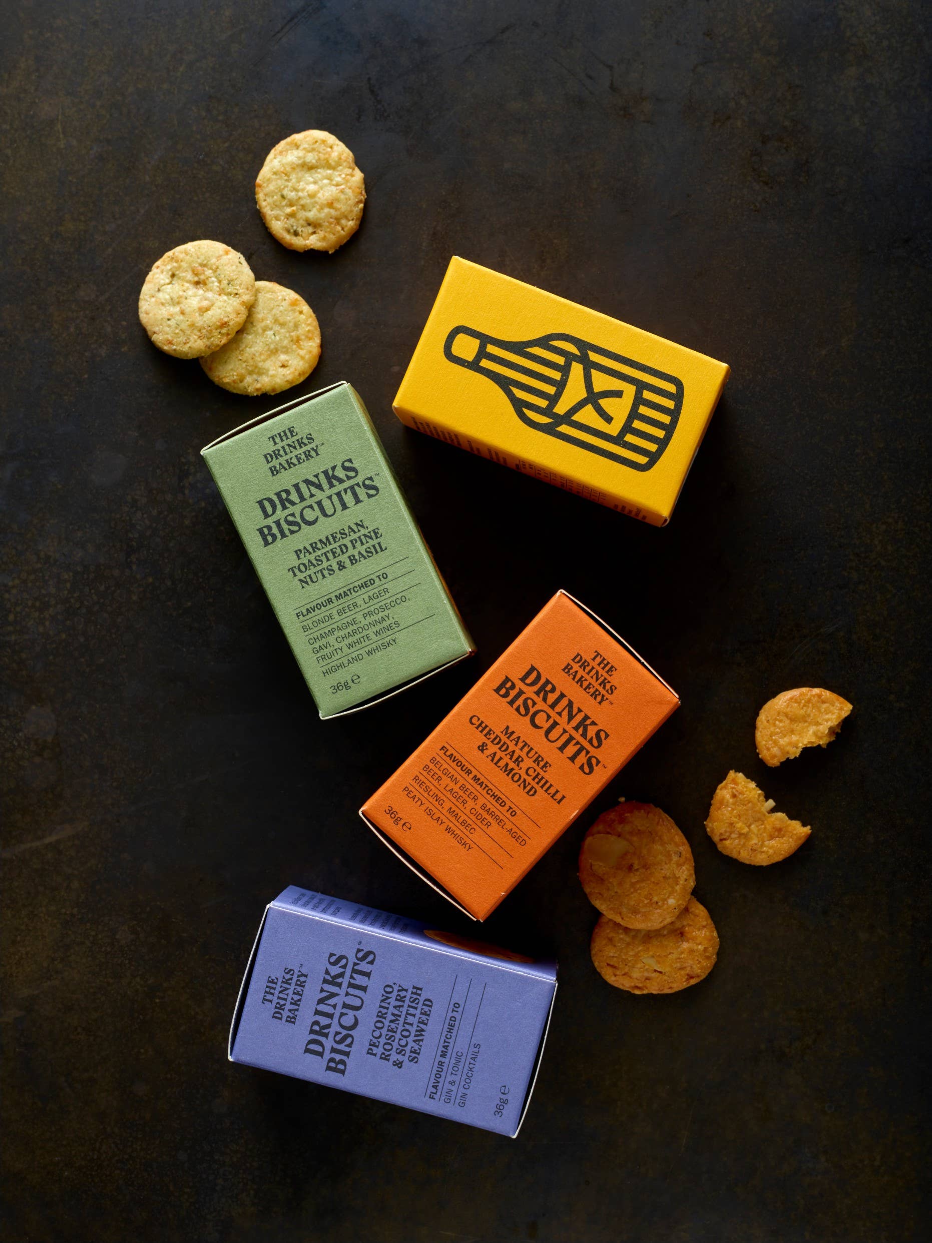 Drinks Biscuits - Pecorino Cheese & Rosemary 36g