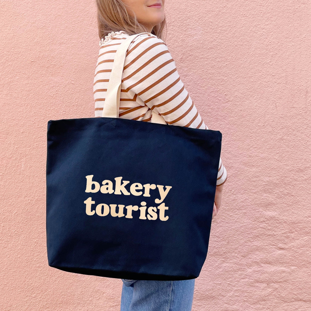 Bakery Tourist - Midnight Blue Tote Bag