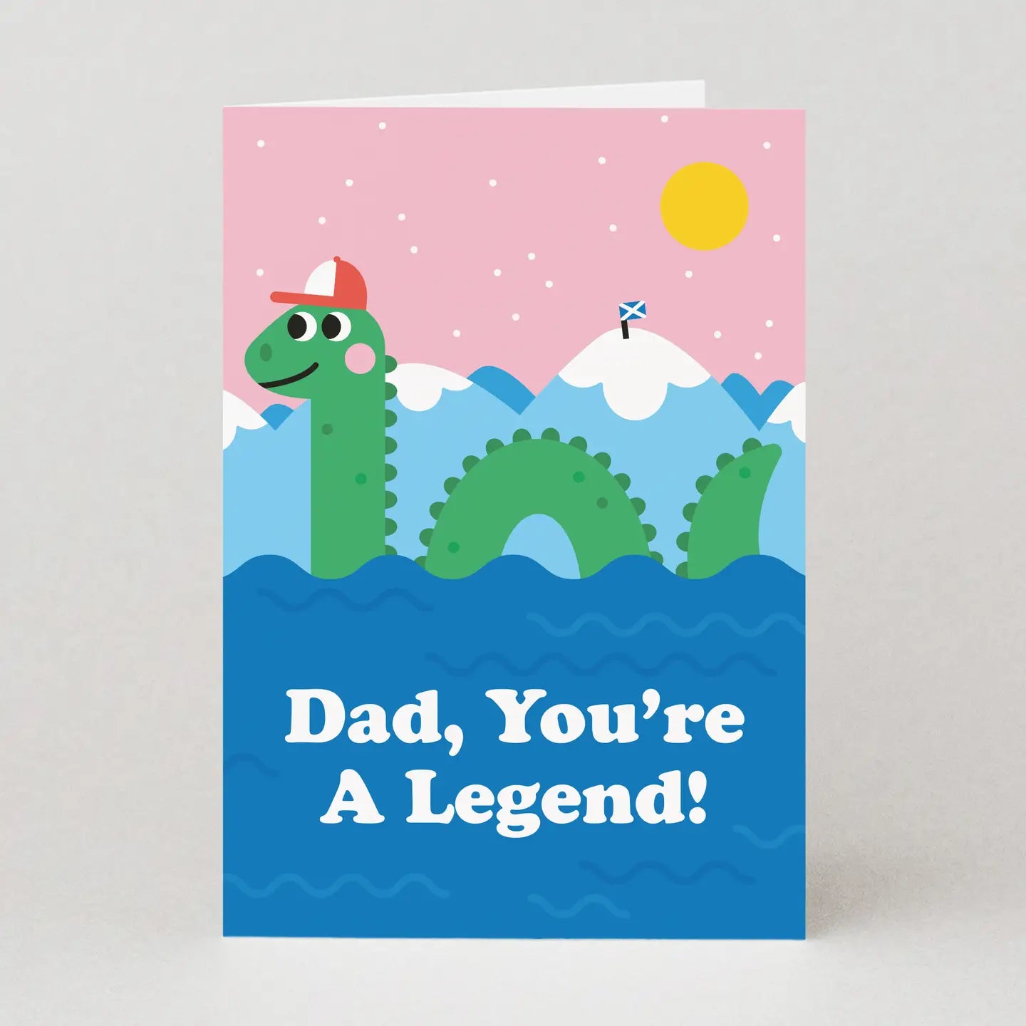 Dad You're A Legend (Loch Ness Monster) card