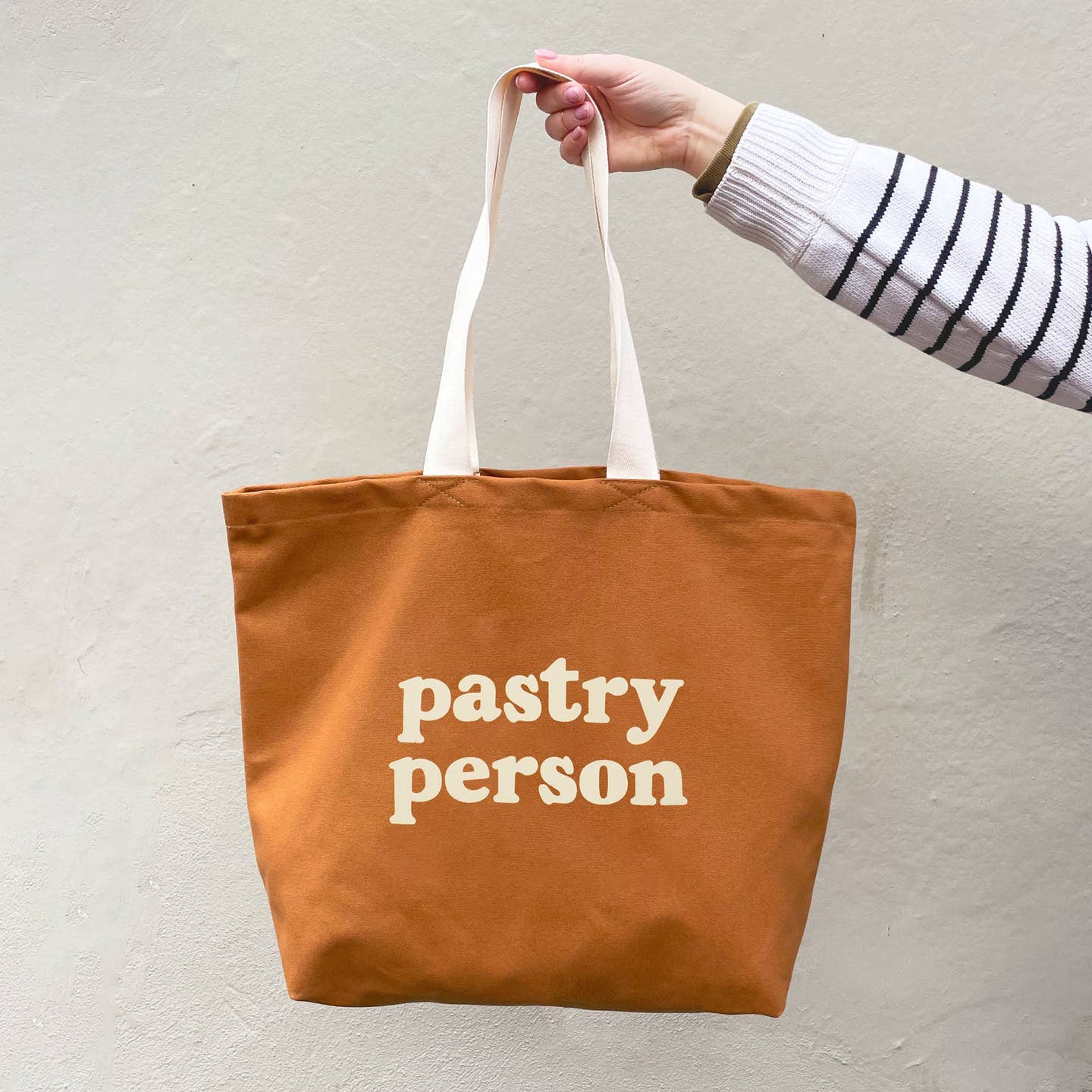 Pastry Person - Tan Tote Bag