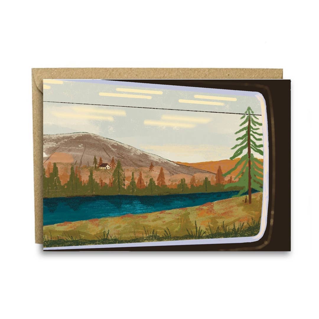 Train Window Card