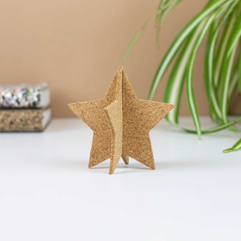 Organic Cork Decoration Pop-A-Cork | Star