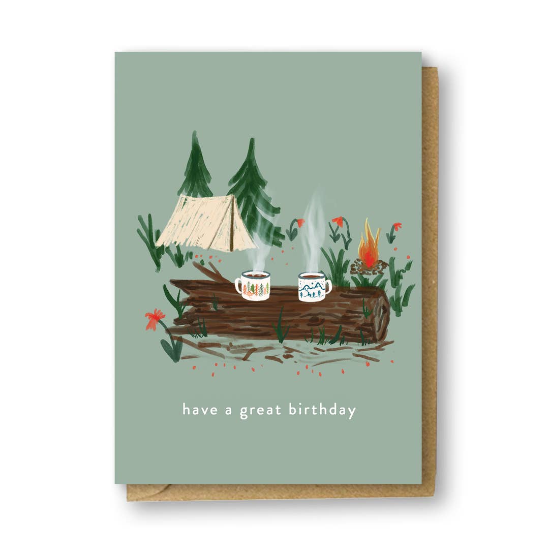 Happy Birthday Campers Card