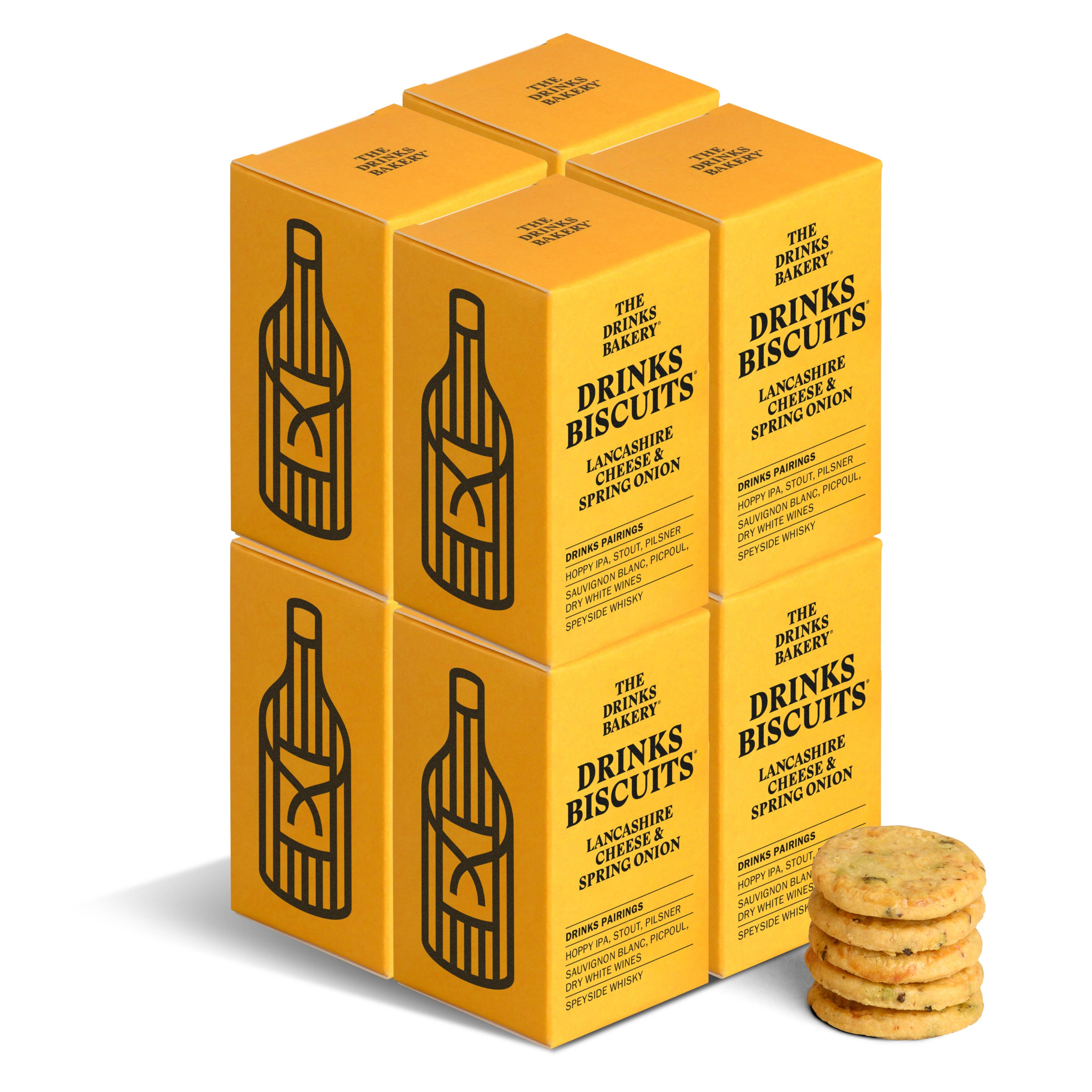Drinks Biscuits - Lancashire Cheese & Spring Onion 36g