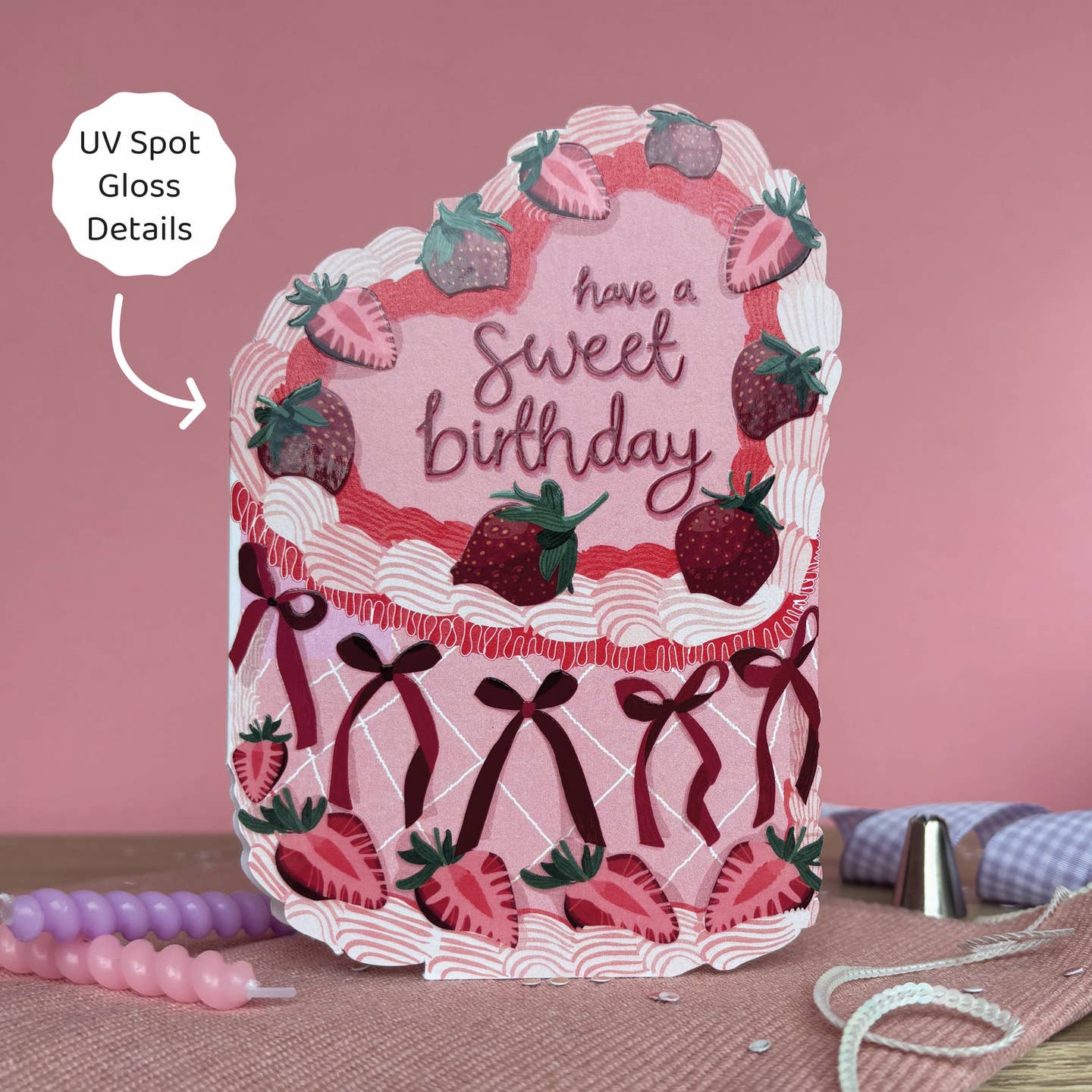 Have A Sweet Birthday - Cake card