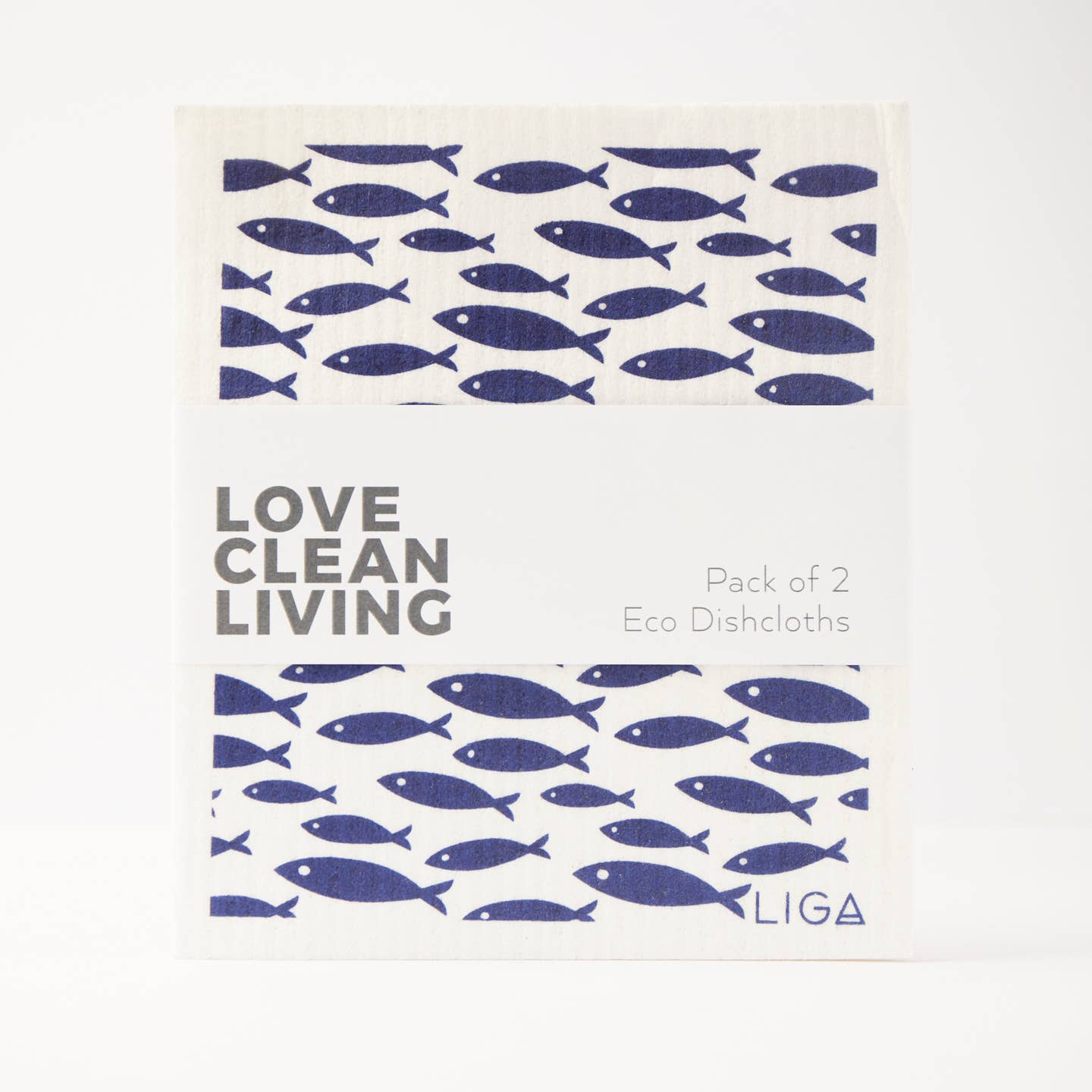 Eco Dishcloths - Fish & Wave