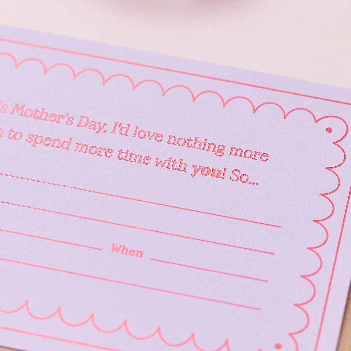 Mother’S Day Gift Voucher