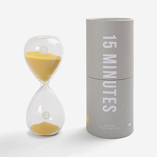 School of Life Sand Timer - 15 Minutes