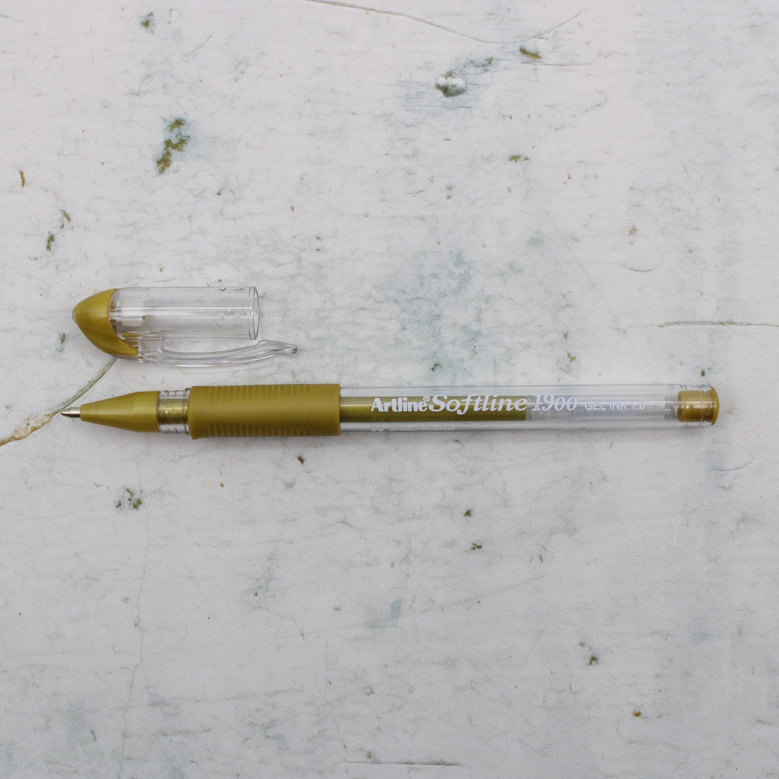 Artline Gold and Silver Rollerball Pen