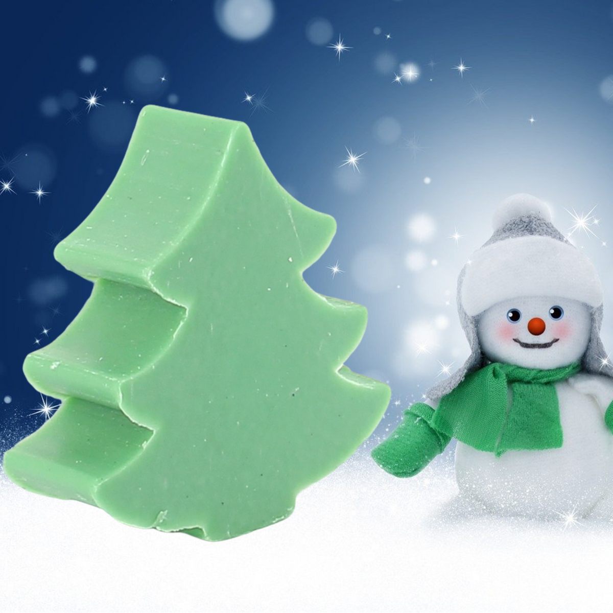 Christmas Tree-Shaped Soap - Pine Tree Scent