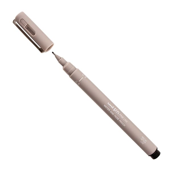 Unipin Grey Fineliner 0.5mm