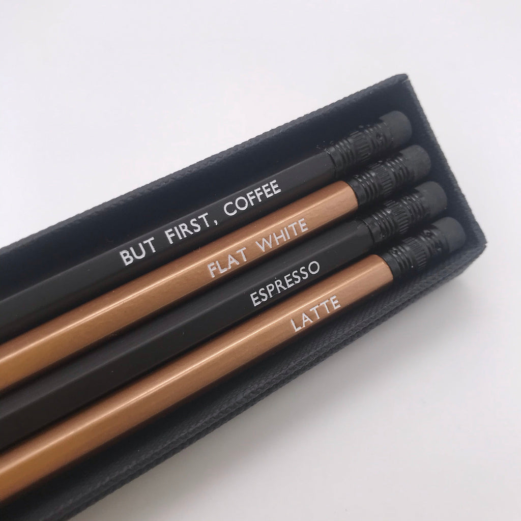 Coffee Pencil Set