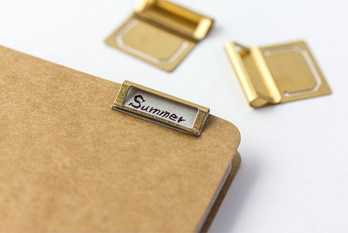 Brass Index Plates TRAVELER'S Company