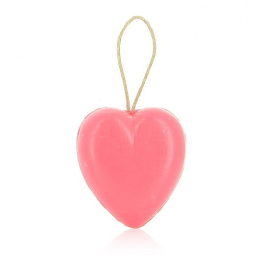 Pink Heart Soap on a Rope - 95g