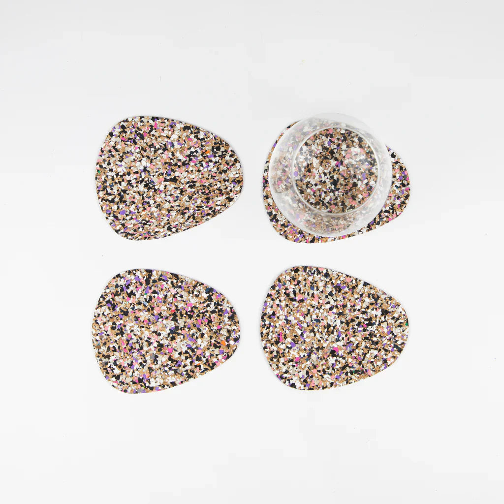 Beach Clean Pebble Coaster