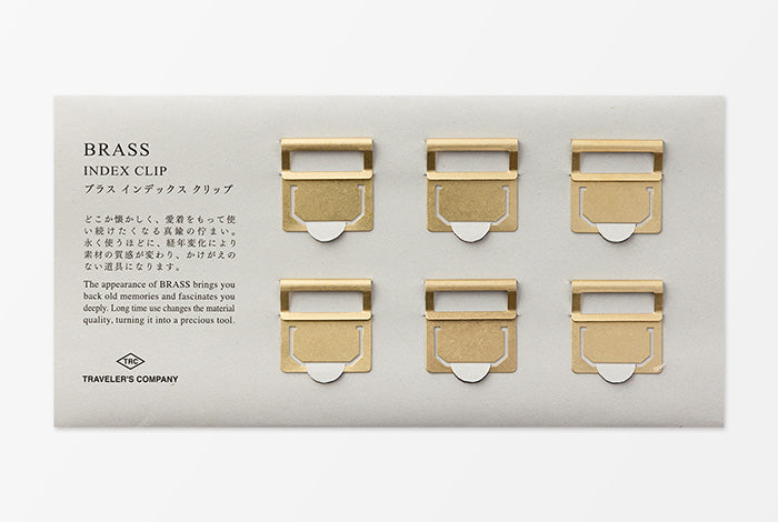 Brass Index Plates TRAVELER'S Company
