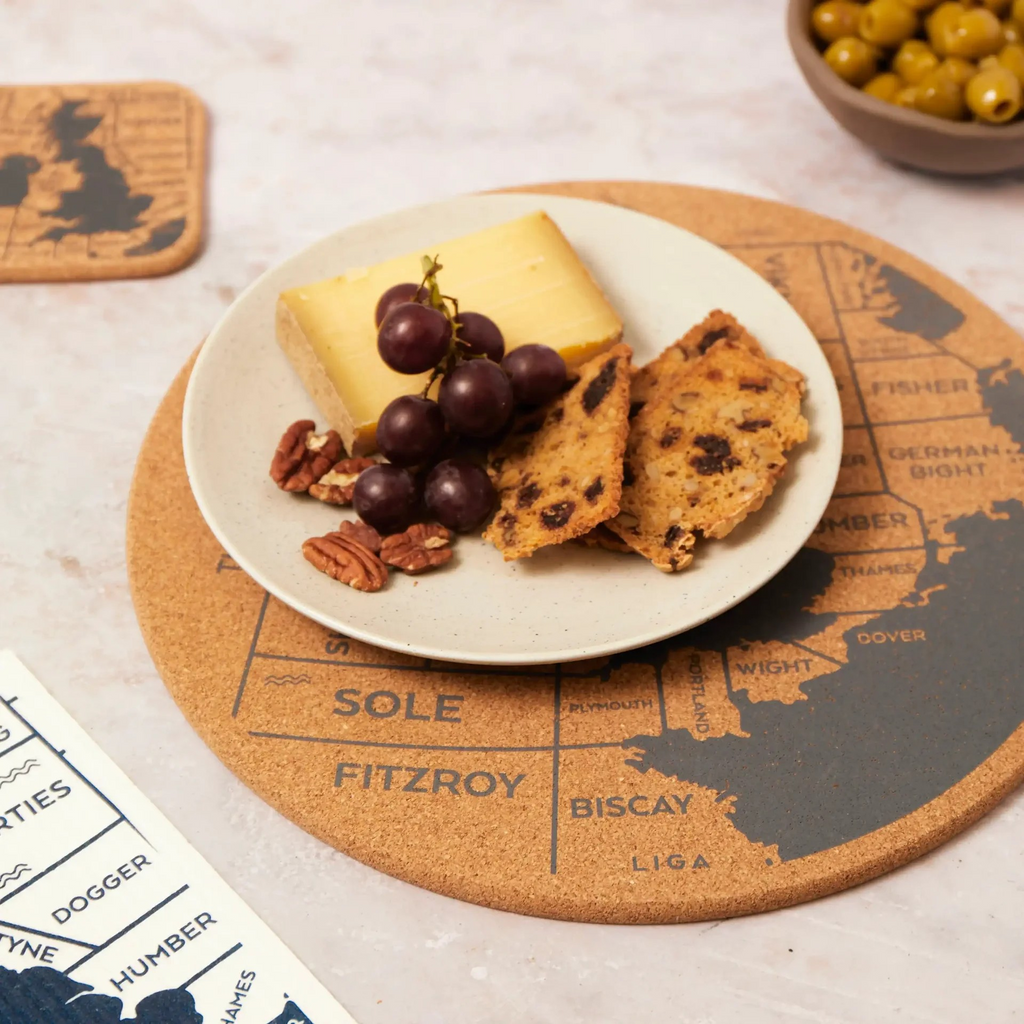 Cork Placemat - Shipping Forecast