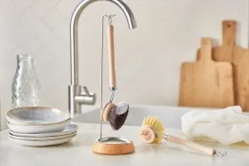 Dish Brush with Replaceable Head - Horsehair
