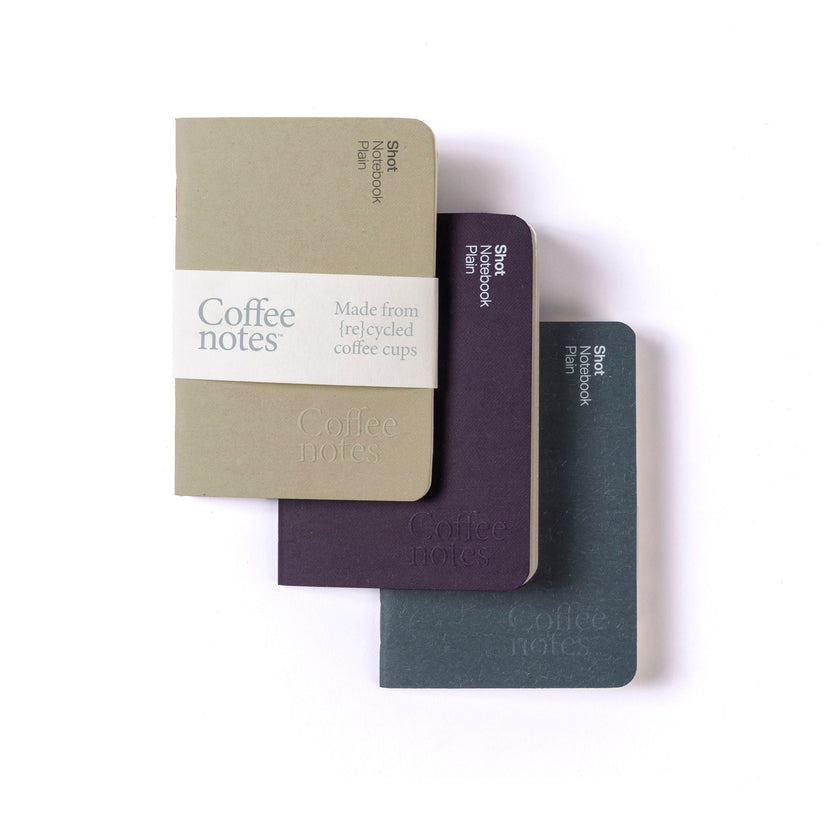 Shot Notebook (plain) - 6 colours