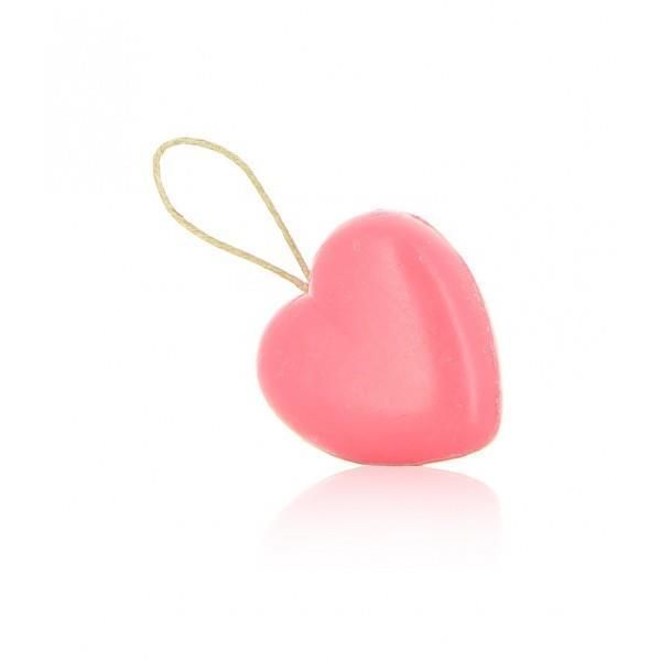 Pink Heart Soap on a Rope - 95g