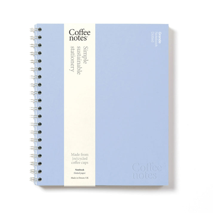 Grande Marine Blue Wirebound Notebook (Dotted)